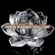 Decorative Crystal Lotus Candle Holder for Wedding Centerpieces